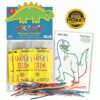 Wikki Stix Dinosaurier Fun Set mit 12 Geschenkpäckchen (12 x 12 Stück)